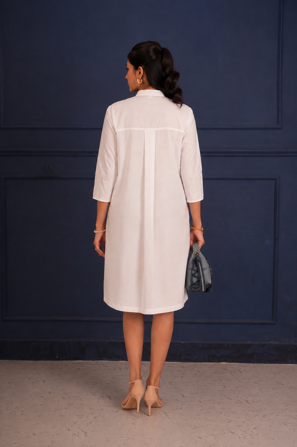 The Denim Dhamaka Panel Statement Dress