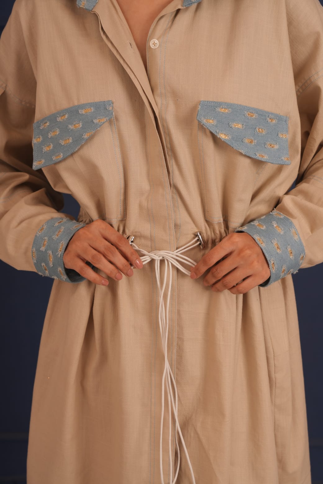 The Denim Dhamaka Toggle Dress