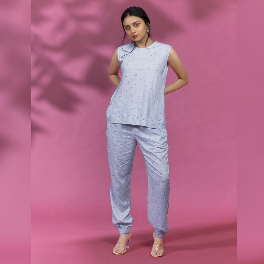 SWING AND BAND COORD SET - The top is cut on bias which makes it drape and flow beautifully and has a subtle stretch that makes it comfortable to wear. The pant too has a chic and elegant look which creates a casual and effortless outfit.
