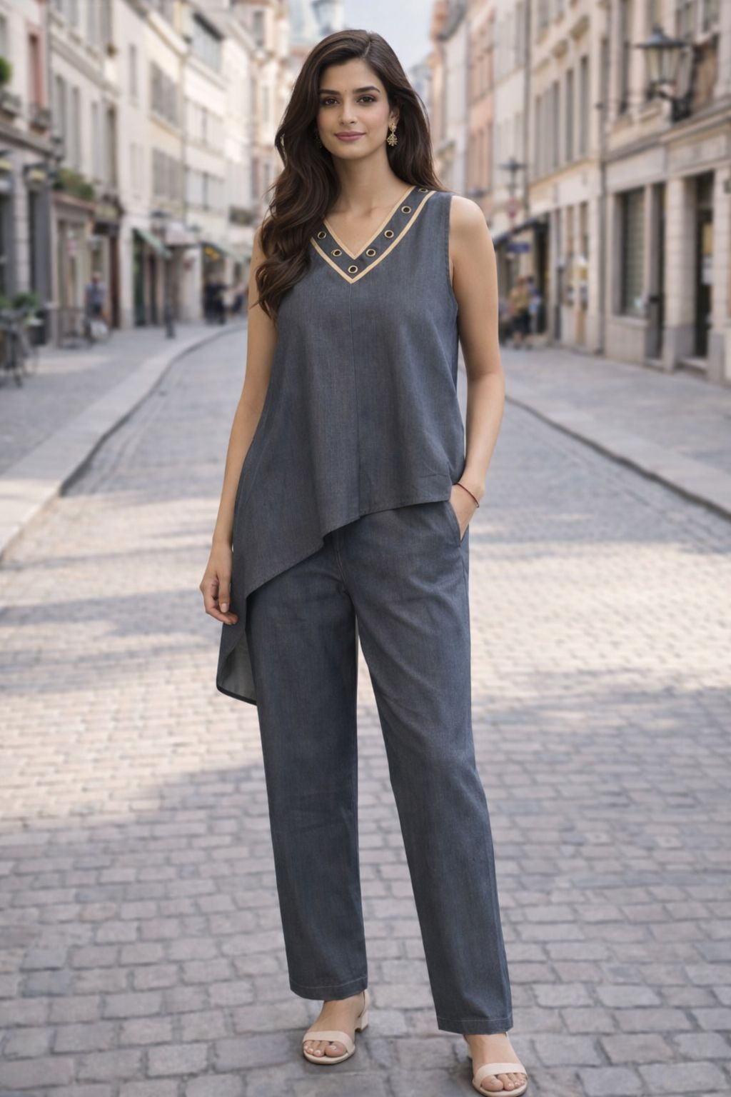 The Eyelet Asymmetric Co-ord Set