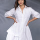 MINI CASCADING FRILL DRESS