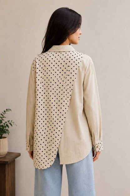 The Polka Patch shirt