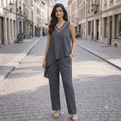 The Eyelet Asymmetric Co-ord Set