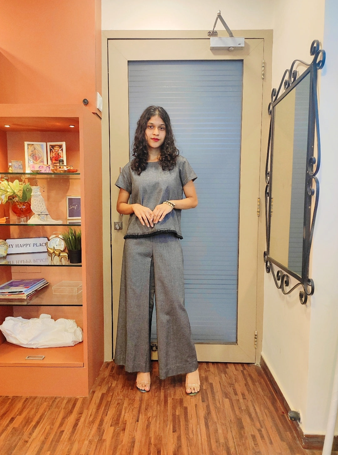 ALIA CHAMBRAY COORD SET