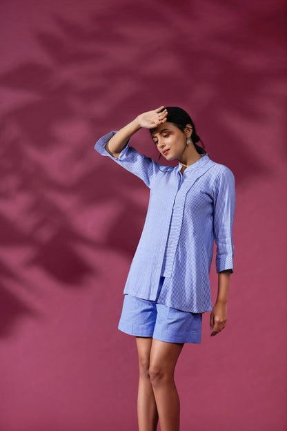 LAYERED PANEL SHIRT