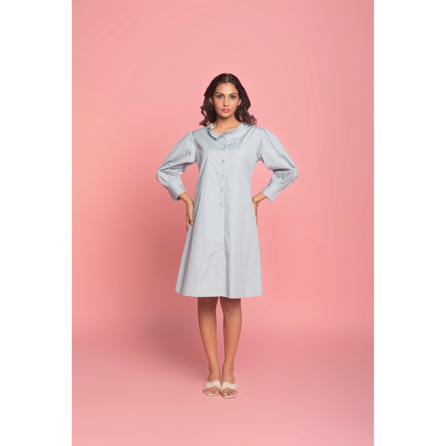 The Petal Collar Dress
