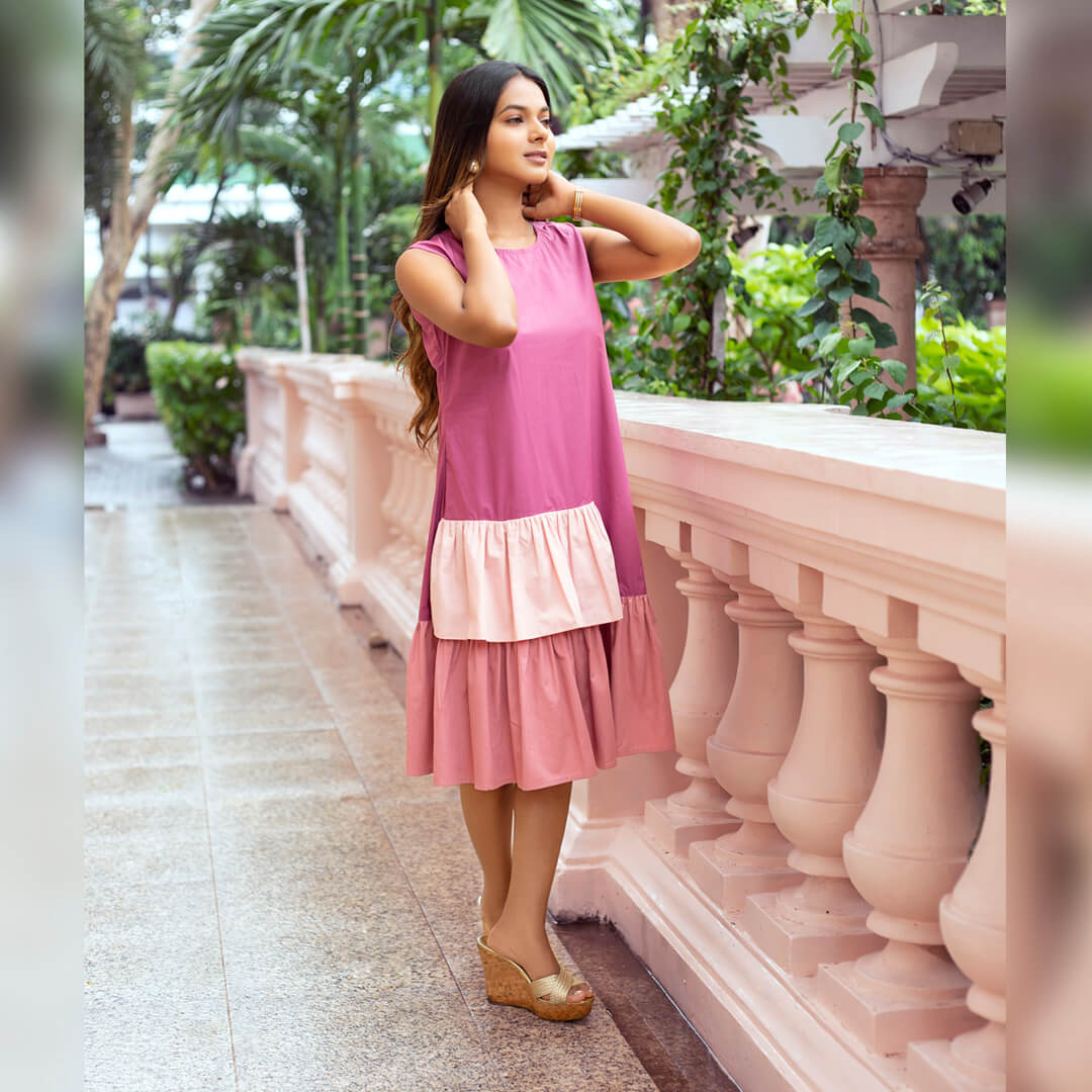 DYNAMIC TIERED DELIGHT DRESS