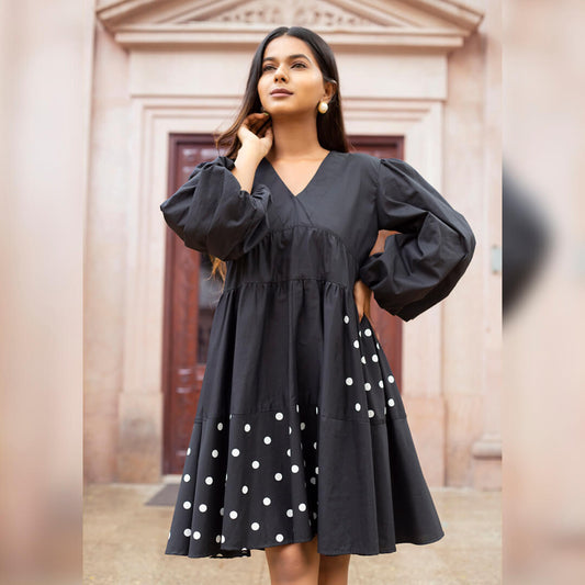 EASY SWING POLKA DRESS