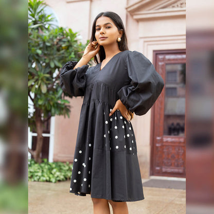 EASY SWING POLKA DRESS