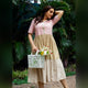 COLOURBLOCK TIERED DRESS