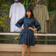 CASCADING FRILL DRESS