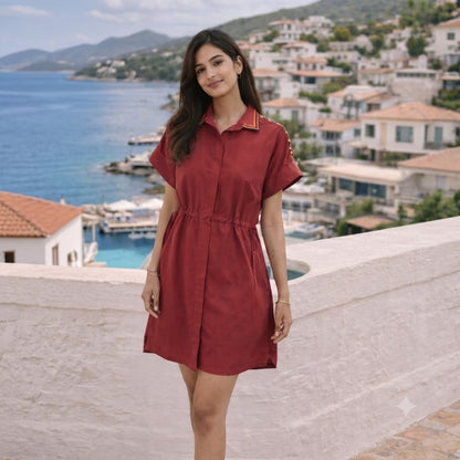 The Embroidered Escape Dress