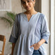 Gathered Stripe Top