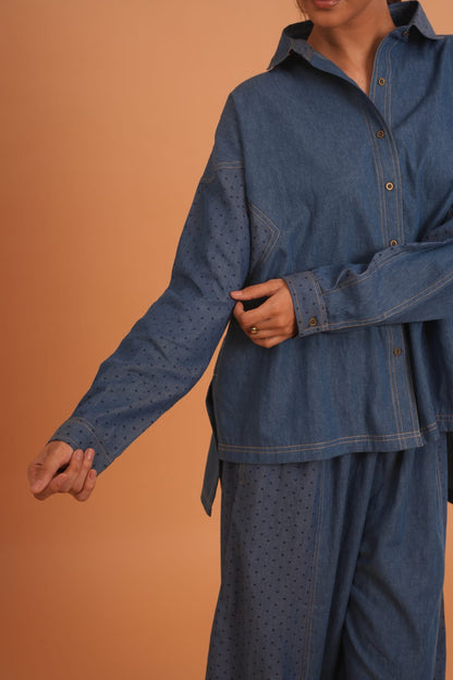 The Denim Dot Block Coord Set