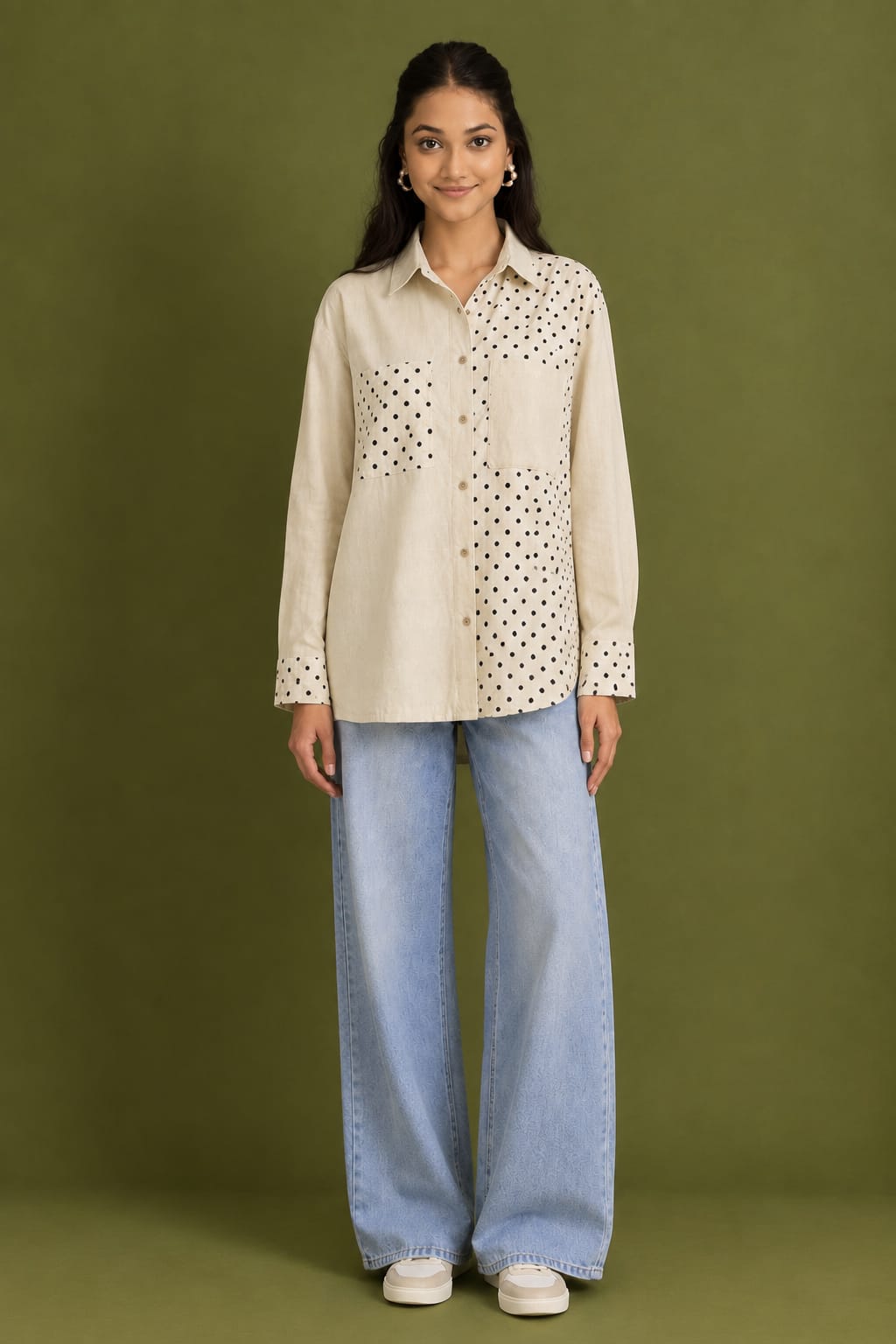 The Polka Patch shirt