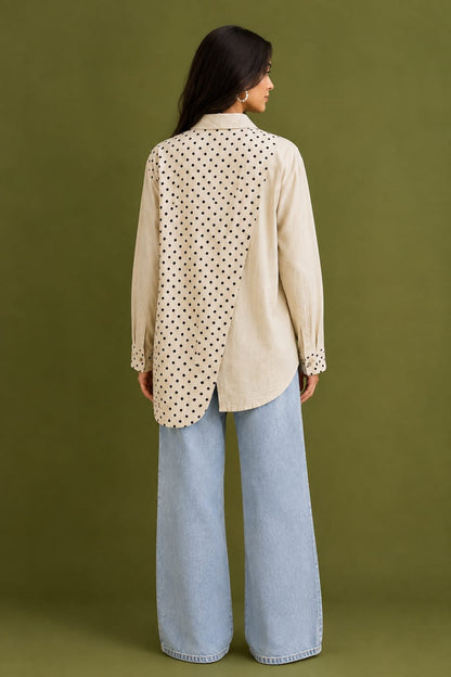 The Polka Patch shirt