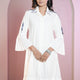 Hot Air Balloon Pleated Poplin Dress