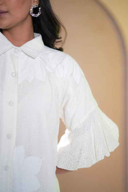 Celestial Lace Blossom Dress