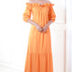 Off Shouldered ruffle dress