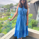 Elasticated Ruched Dress