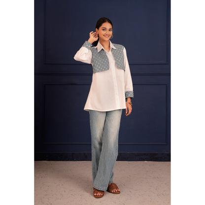 The Denim Dhamaka Shacket Shirt