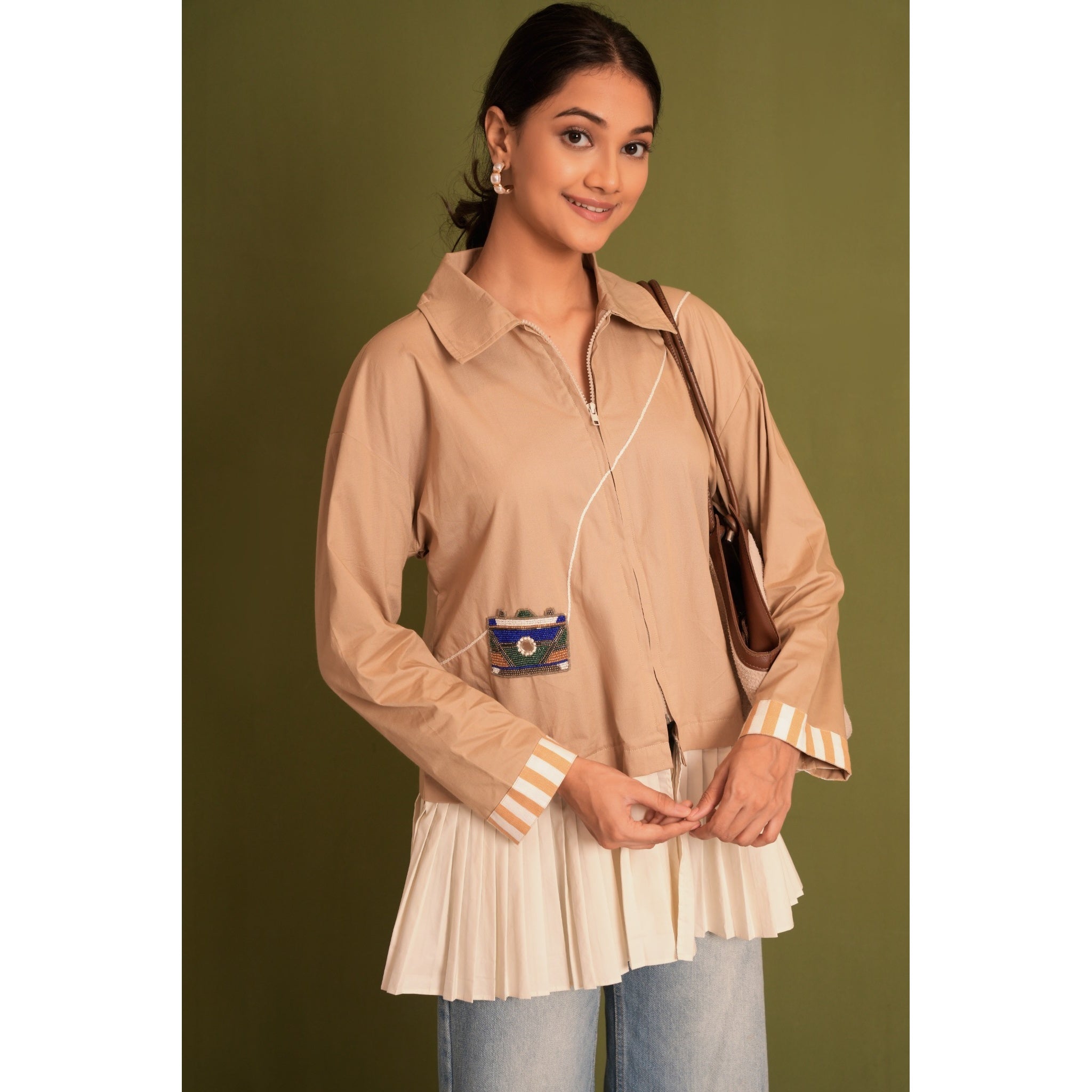 The Zip Front Click Shirt