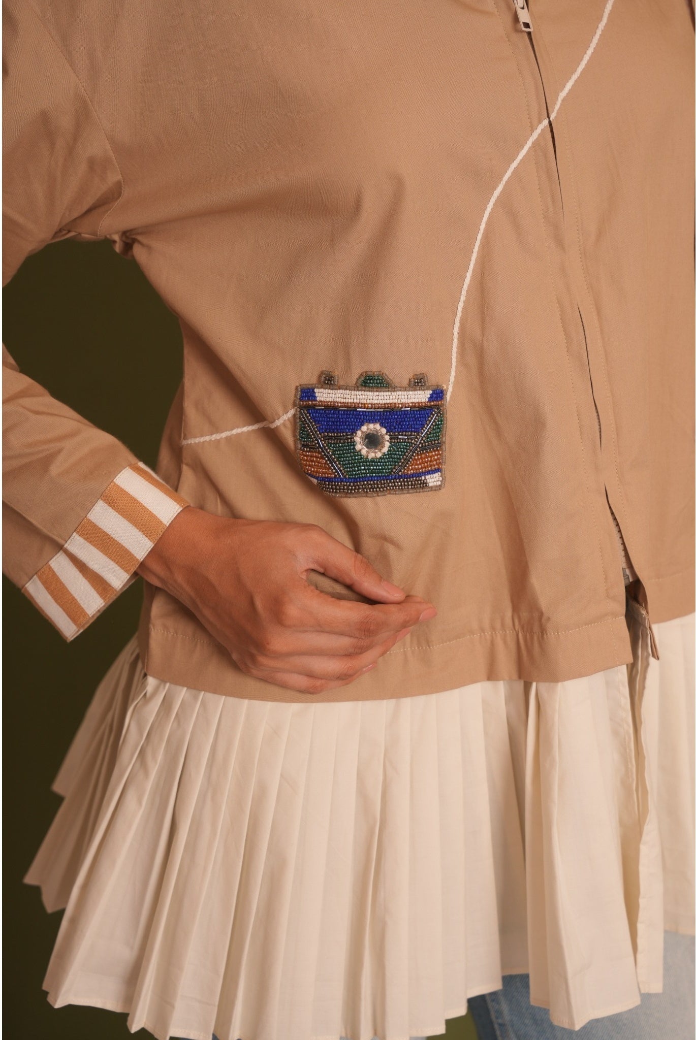 The Zip Front Click Shirt