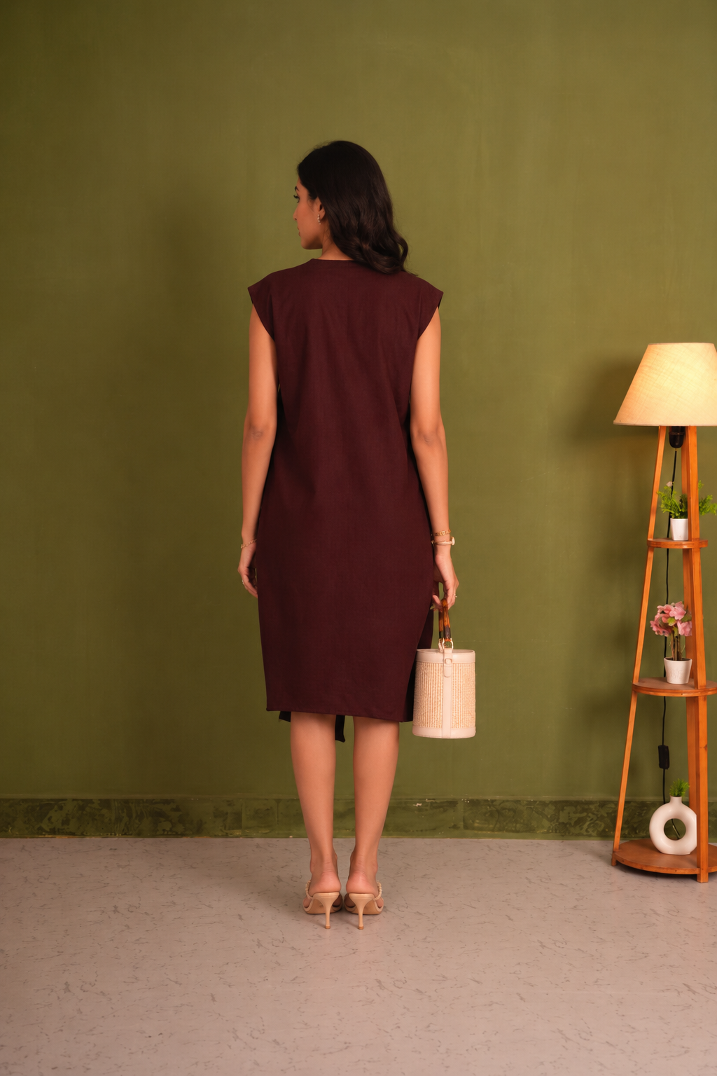 The Assymetric Pleat Dress
