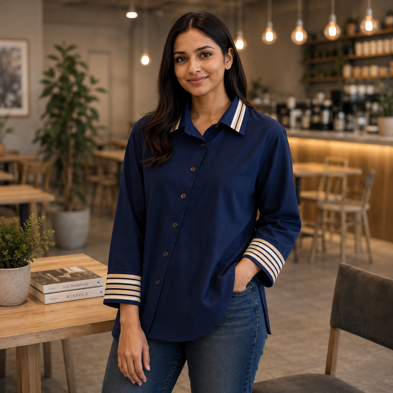 The Diagonal Ease Shirt