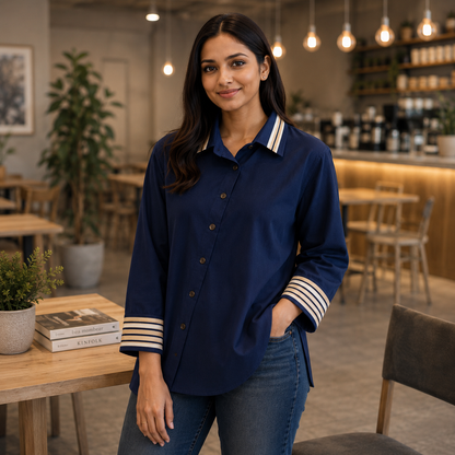 The Diagonal Ease Shirt
