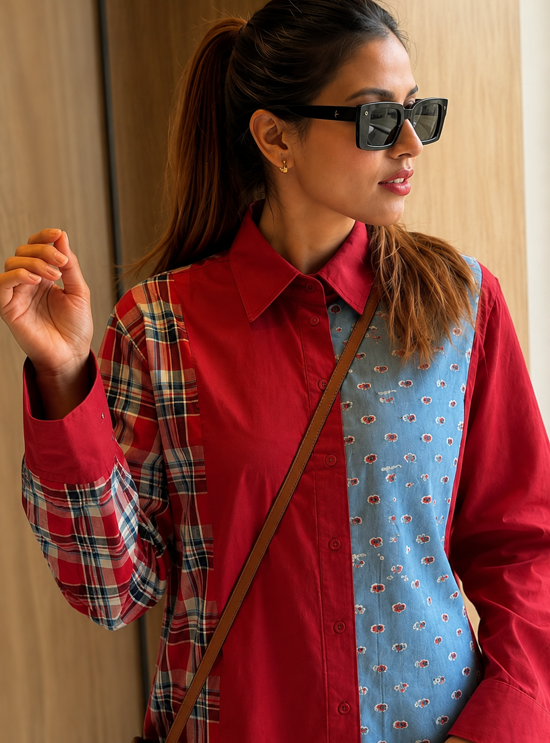 The Denim Dhamaka Fabric Fusion Shirt