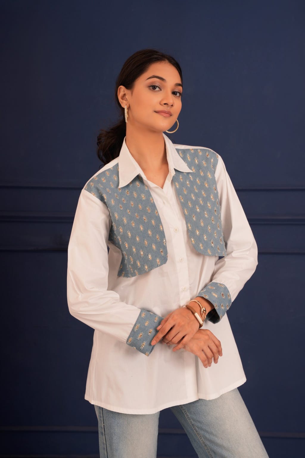 The Denim Dhamaka Shacket Shirt