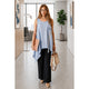 The Denim Asymetric Top