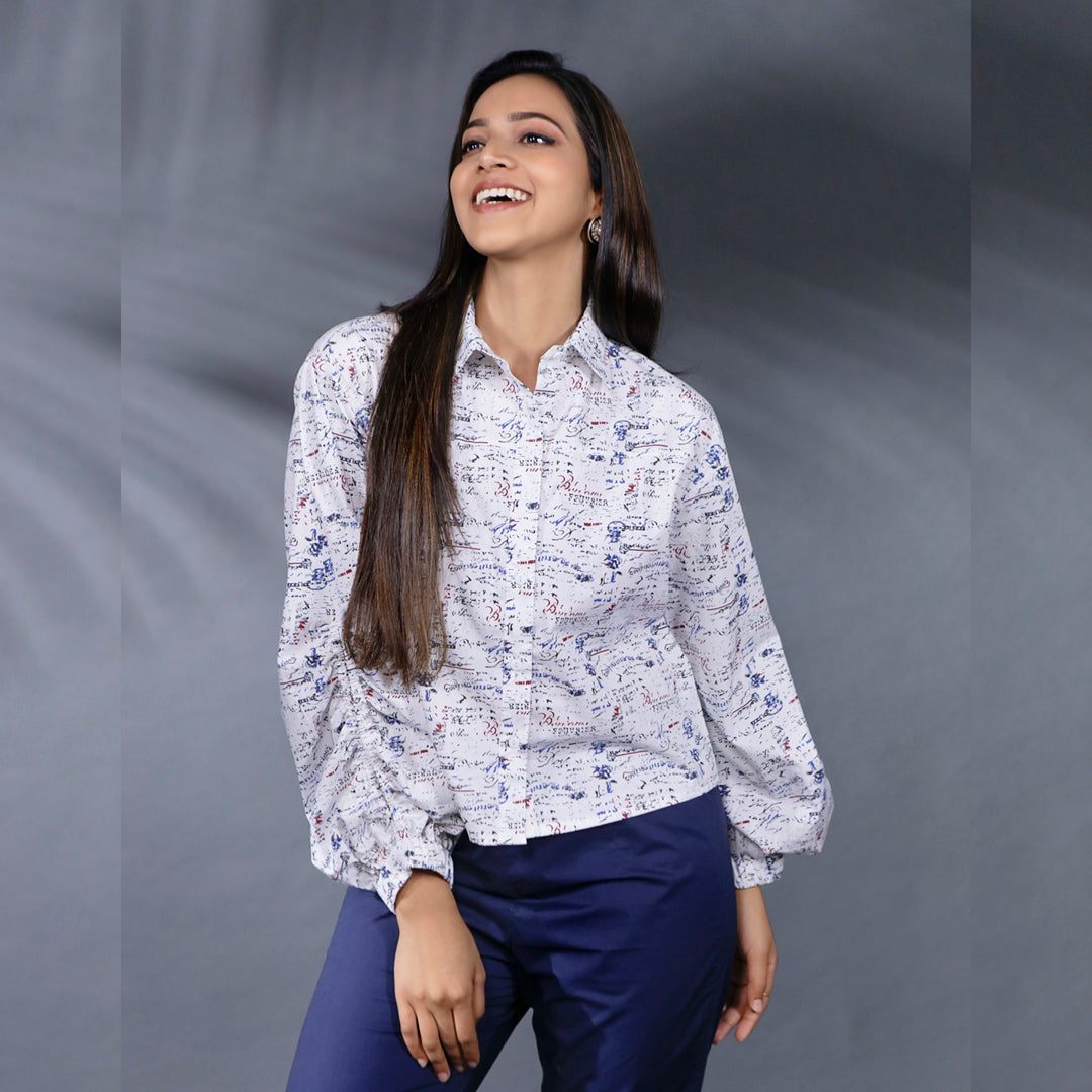 INTRICATE SLEEVE PRINTED SHIRT - This shirt adds a lot of personality and character to an outfit, at the same time extremely comfortable. When wearing it, it's best to keep the rest of the outfit simple and let the shirt be the focal point.